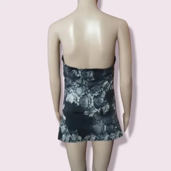 Express Snake Print Mini Dress Sz Large - Picture 2 of 6